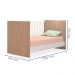 Berço Mini Cama Doce Sonho Carvalho/Branco - Qmovi