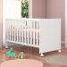 Berço Mini Cama Doce Sonho com Rodizios Certificado pelo Inmetro Branco - Qmovi