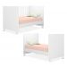 Berço Mini Cama Doce Sonho com Rodizios Certificado pelo Inmetro Branco - Qmovi