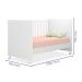 Berço Mini Cama Doce Sonho com Rodizios Certificado pelo Inmetro Branco - Qmovi