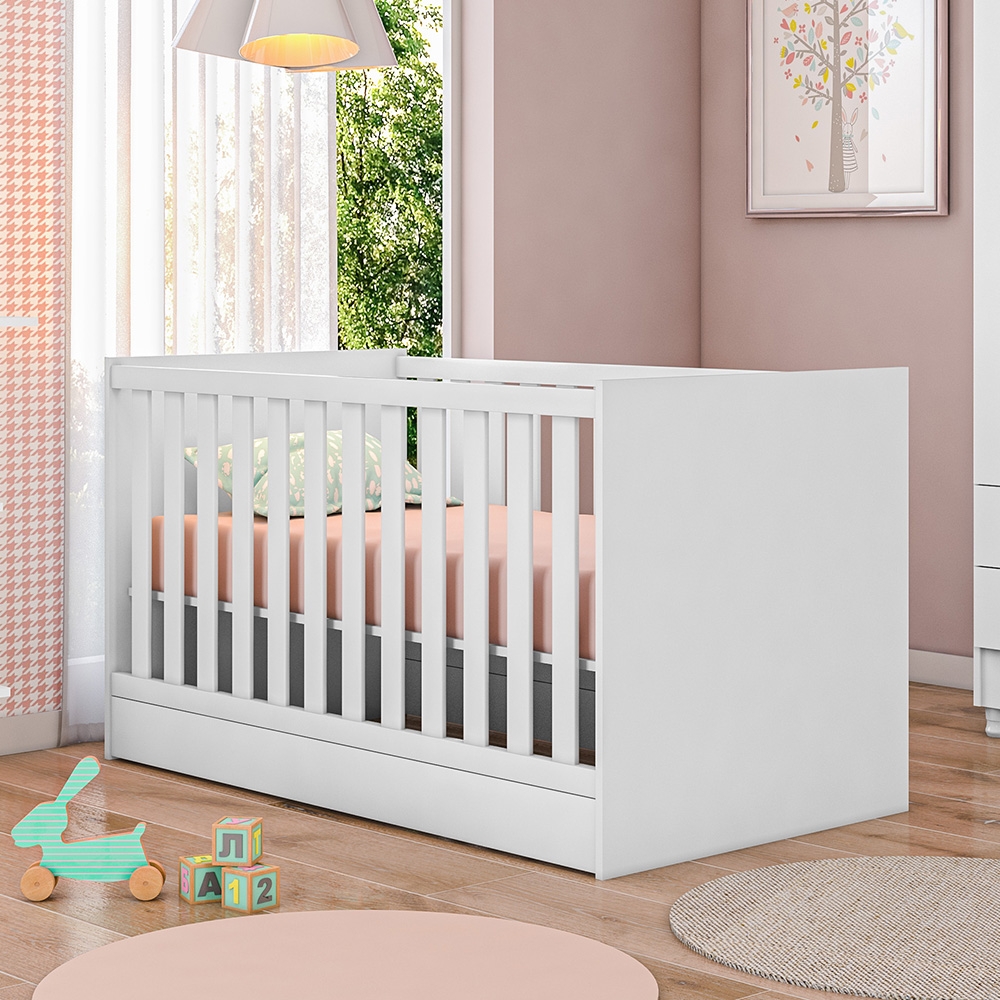 Berço Mini Cama Geovanna Branco