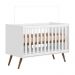 Berço Mini Cama Q Encanto Retrô Branco Acetinado com Colchão Supreme - Qmovi