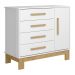 Cômoda Com Sapateira Infantil Q Encanto Slim Branco - Qmovi