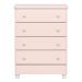 Cômoda Infantil com 4 Gavetas Doce Sonho Rosa - Qmovi