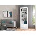 Conjunto 2 Estantes Livreiro Kenner Branco