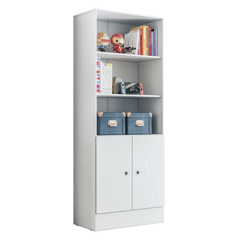 Conjunto Gamer Armário 2 Portas e Mesa para Computador 3875 Branco - Qmovi