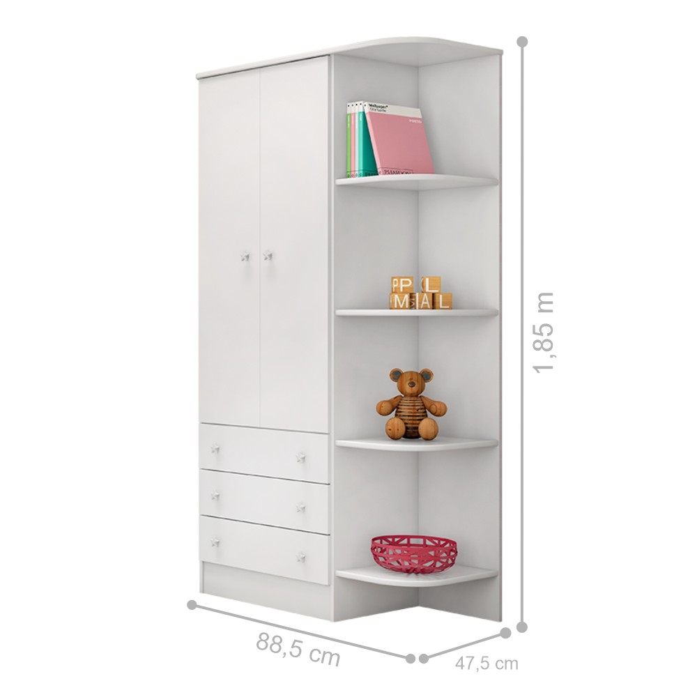 Conjunto Quarto Infantil Louis Branco
