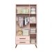 Conjunto Quarto Infantil Retro Sevilha Rosa com Colchao