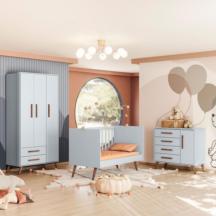 Cortina Infantil para Quarto Sistema Solar