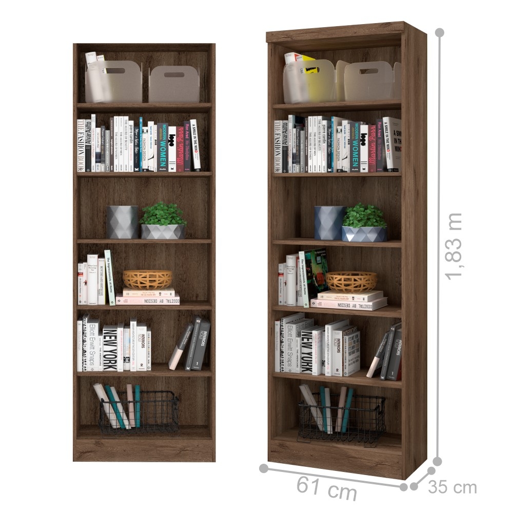 Estante Livreiro Huntington Branco