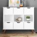 Estante Nicho Vintage Sabina Branco com Gavetas