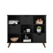 Estante Nicho Vintage Sabina Preto com Gavetas