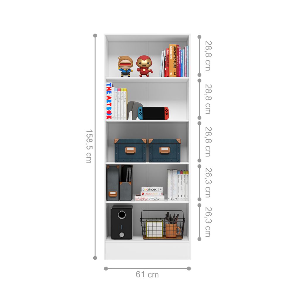 Estante para Livros Cosenza Branco