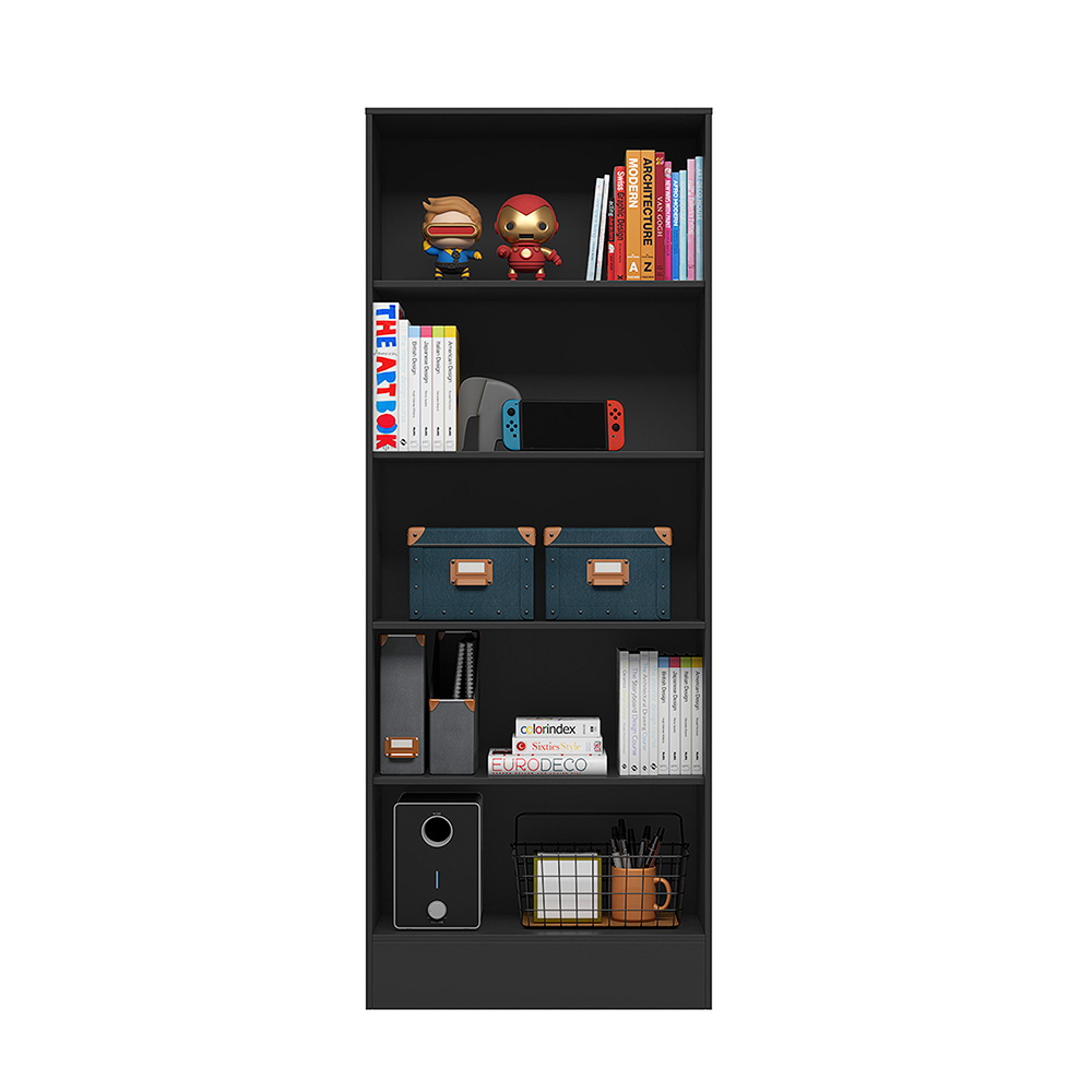 Estante para Livros Cosenza Preto Fosco