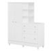 Guarda Roupa Cômoda Infantil Doce Sonho Branco - Qmovi