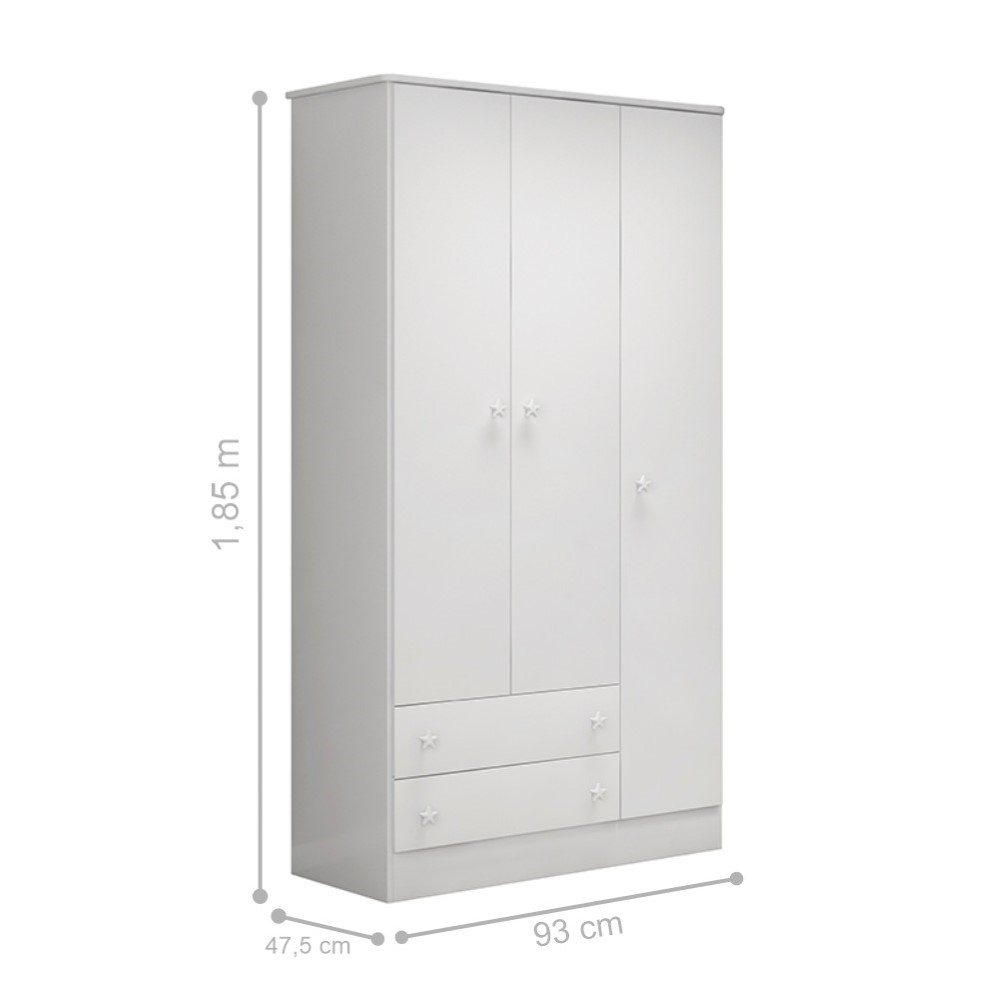 Guarda Roupa Tunisia Branco