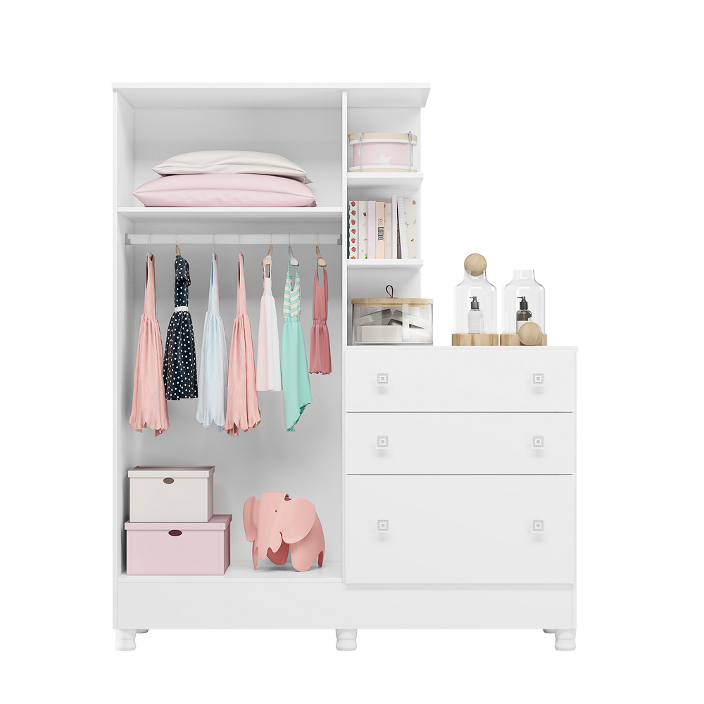 Kit Quarto de Bebe Dortmund Branco