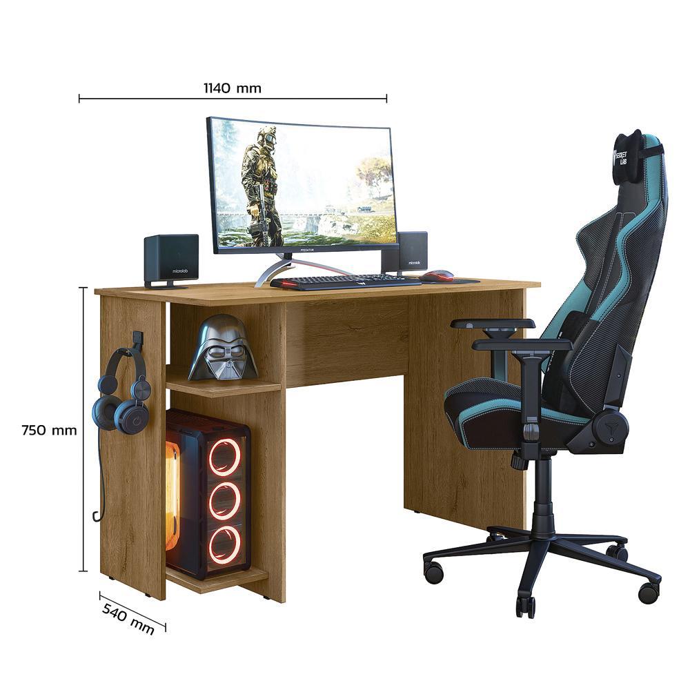 Mesa para Computador Gamer 3875 Freijó - Qmovi