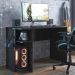 Mesa para Computador Gamer 3875 Preto Fosco - Qmovi
