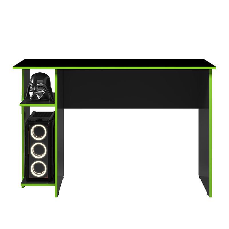 Mesa para Computador Gamer 3875 Preto Fosco/Verde - Qmovi