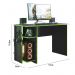 Mesa para Computador Gamer 3875 Preto Fosco/Verde - Qmovi