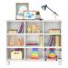 Nicho Organizador 6 Gavetas com Rodízios Branco/Colorido - Qmovi