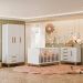 Quarto Infantil 3 Peças com Berço Q Encanto Slim Branco - Qmovi