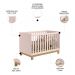 Quarto Infantil 3 Peças com Berço Q Encanto Slim Rosa - Qmovi