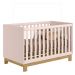 Quarto Infantil 3 Peças com Berço Q Encanto Slim Rosa - Qmovi