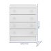 Quarto de Bebê Cômoda 777 e Berço 1344 Doce Sonho com Colchão Branco - Qmovi