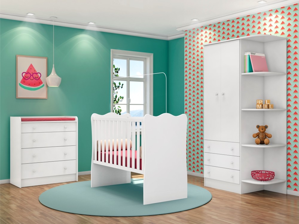 Quarto de Bebê York Branco