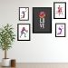 Kit 5 Quadros Decorativos Vôlei - Love