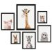 Kit 6 Quadros Animais Bubble Gum