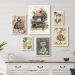 Kit 6 Quadros Atelier Costura - com vidro