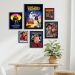 Kit 6 Quadros Cinema Filmes Antigos