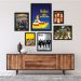 Kit 6 Quadros Decorativos Beatles
