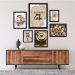 Kit 6 Quadros Decorativos Cantinho Do Café - com vidro