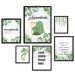 Kit 6 Quadros Decorativos Lavanderia Folhas