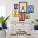 Kit 6 Quadros Decorativos Orixás Candomblé