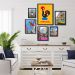 Kit 6 Quadros Decorativos Portugal - com vidro