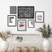 Kit 6 Quadros Decorativos São Paulo - com vidro