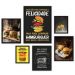 Kit 6 Quadros Hamburguer - Fotos E Frases