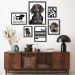 Kit 6 Quadros I Love My Dachshund - com vidro