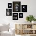 Kit 6 Quadros Motivacionais Home Office - com vidro