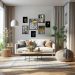 Kit 7 quadros Decorativos Cores &amp; Black