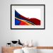 Quadro Abstrato Horizontal Cores - 60x48cm