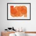 Quadro Abstrato Moderno Laranja - 60x48cm