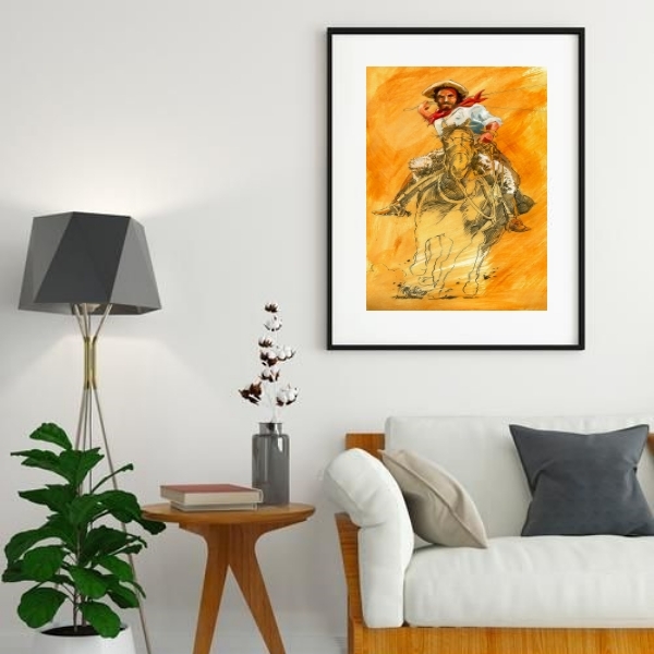 Quadro Boiadeiro Umbanda - 60x48cm