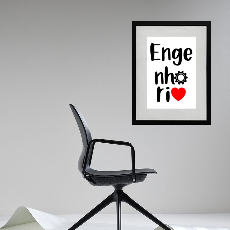 Quadro Engenharia - 60x48cm