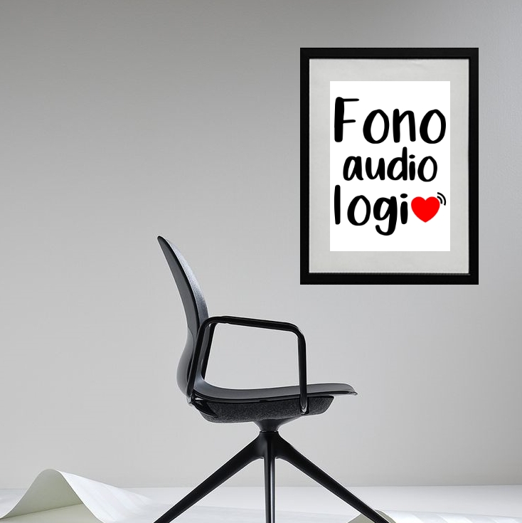 Quadro Fonoaudiologia - 60x48cm